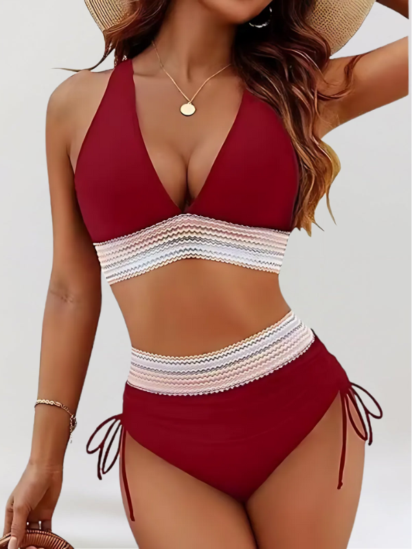 Lizia | Bauchweg-Bikini-Set mit hoher Taille