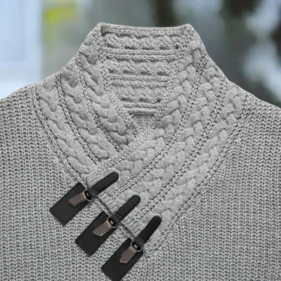 Galen - Langärmeliger Strickpullover