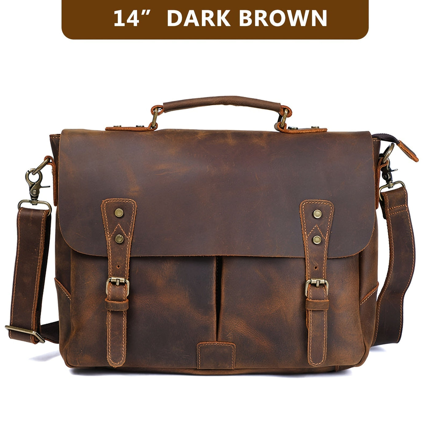 Graham | Premium-Leder Herren Aktentasche