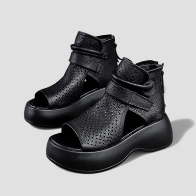 Eden | Vintage-Plateausandalen