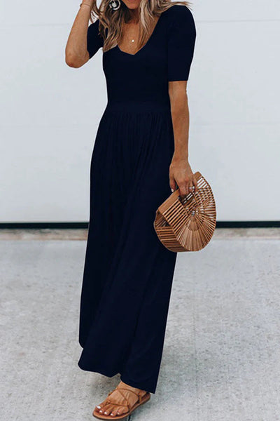 Modisch Rundhals Kurzarm Overall Für Damen | Ideal für den Sommer