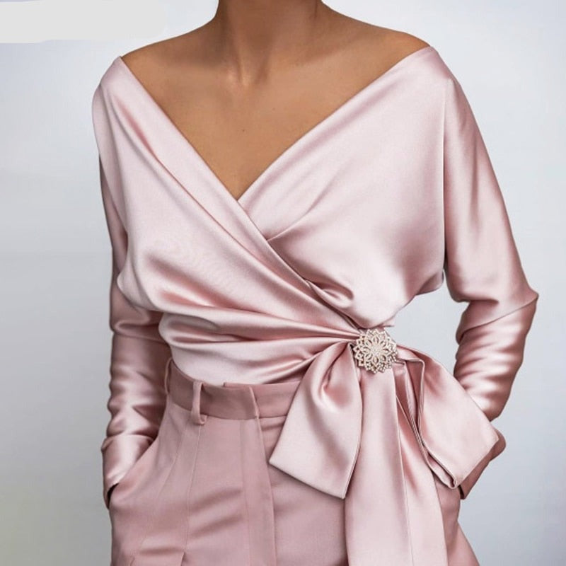 Claudia - Seidenbluse Sommer