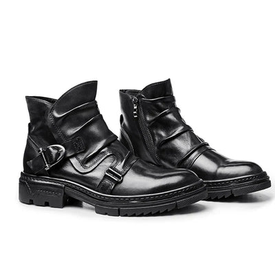 Arjen - Biker Stiefel Aus Leder