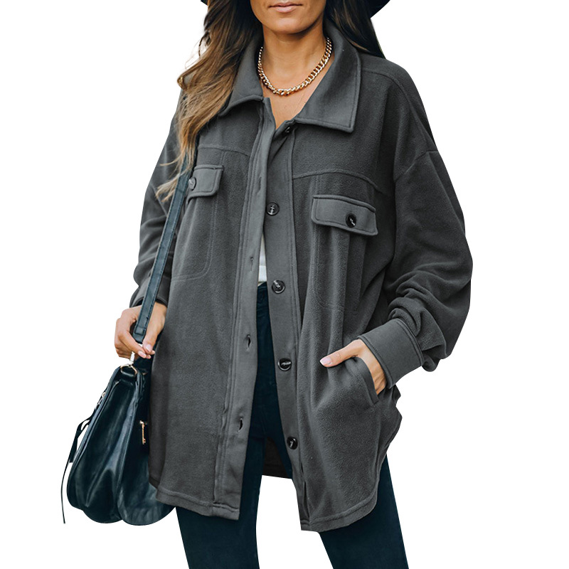 Strickjacke mit Fleece – Stilvolles Jacken-Shirt für Damen