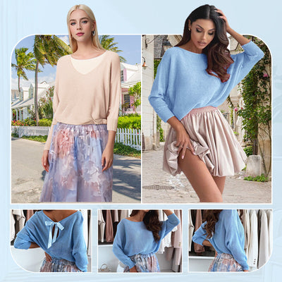 Sky Muse Zweiteiler – Pullover & Maxirock im Dreamy Look