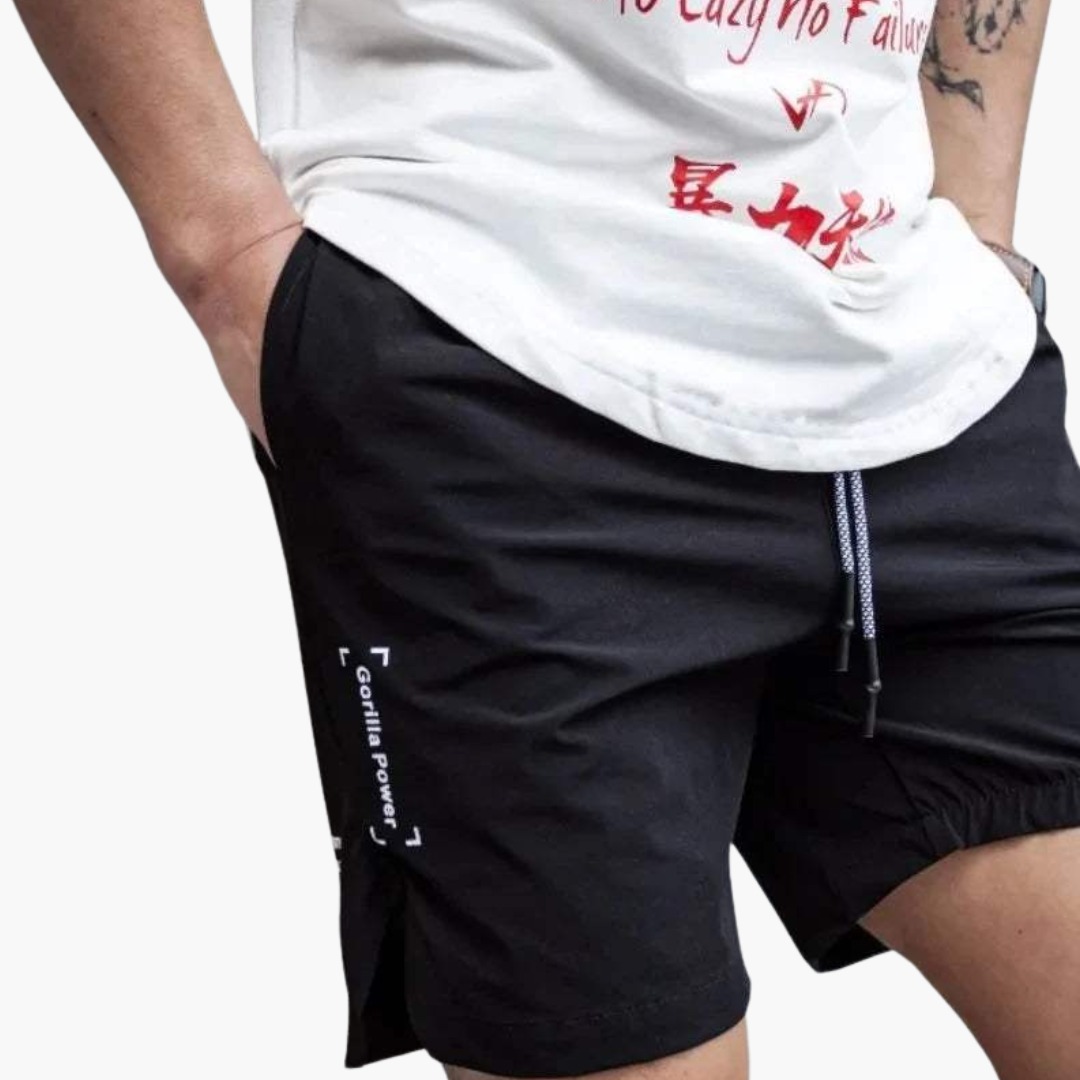 Badeshorts - Herren Sommer-Shorts mit Kordelzug Design