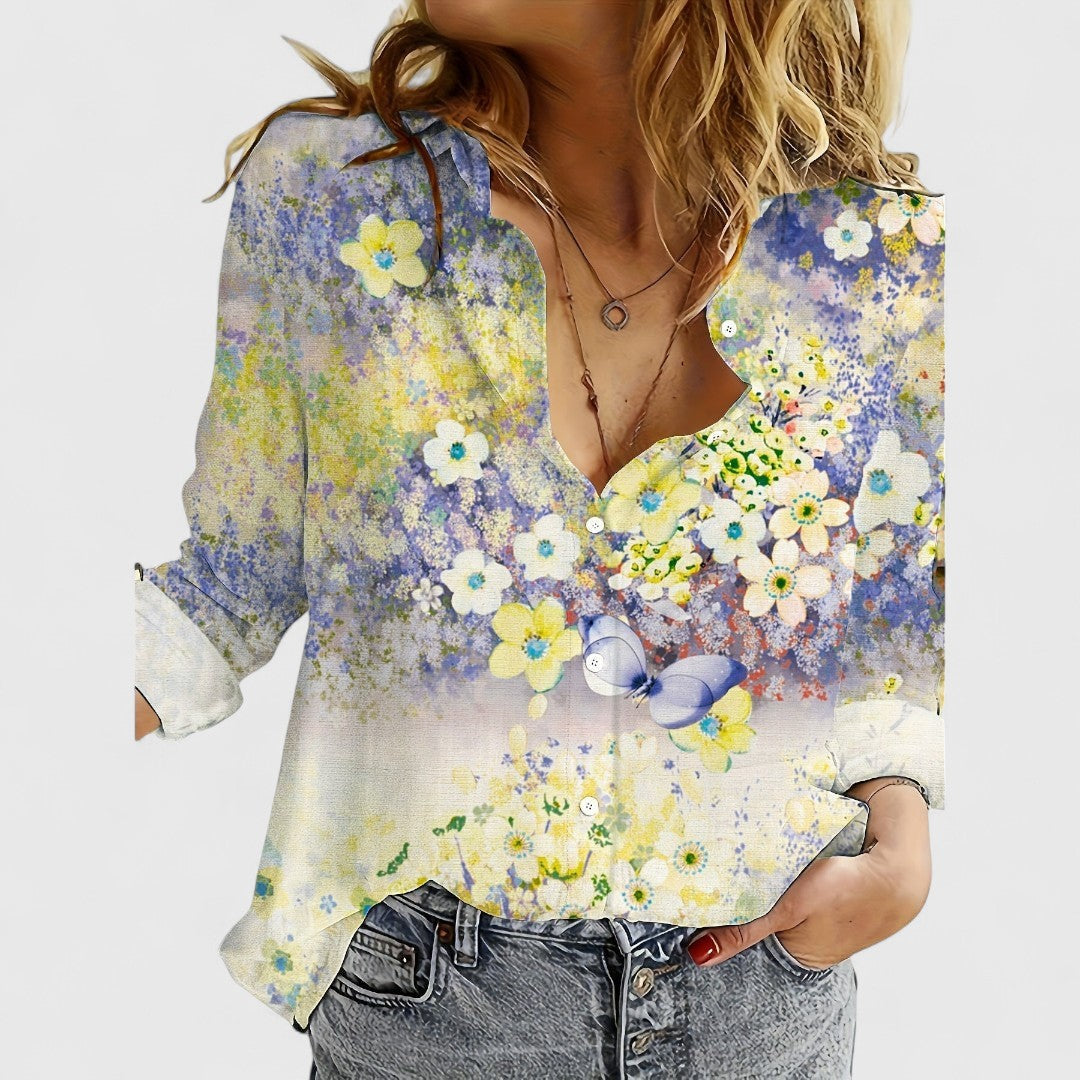 Fiona | Bluse mit Blütenprint