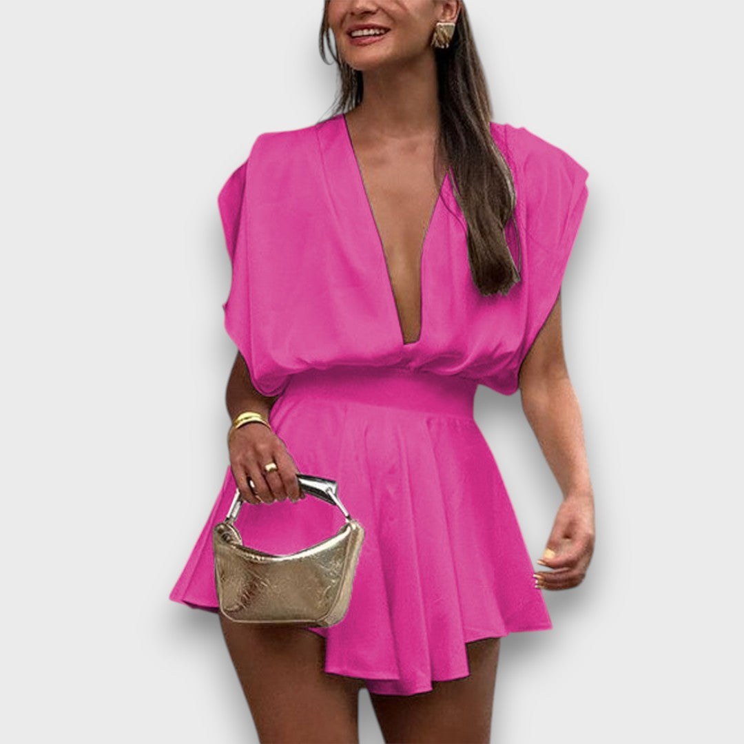 Arianne – Eleganter Jumpsuit mit V-Ausschnitt