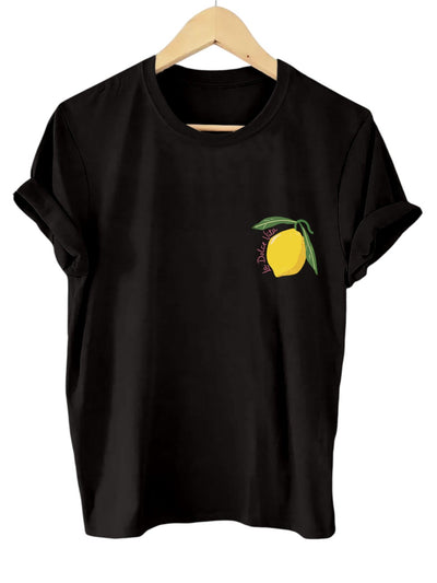 Limoncello Sommer T-Shirt mit Zitronenprint – Oversized Unisex