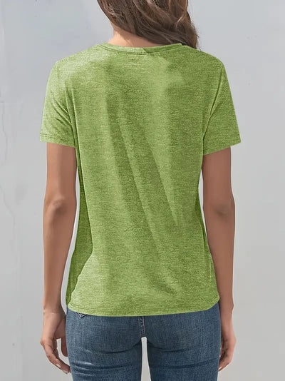 Vitaliya - Lässiges T-Hemd Mit Kurzen Ärmeln