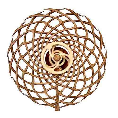 Holzwirbel™ Beruhigende bewegte Kunst