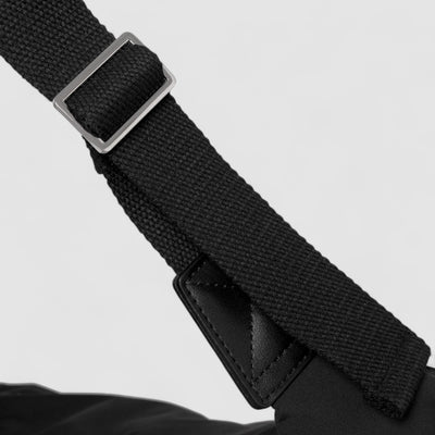 Puffer Schultertasche Damen – Vegane Leder Hobo Bag mit Reißverschluss