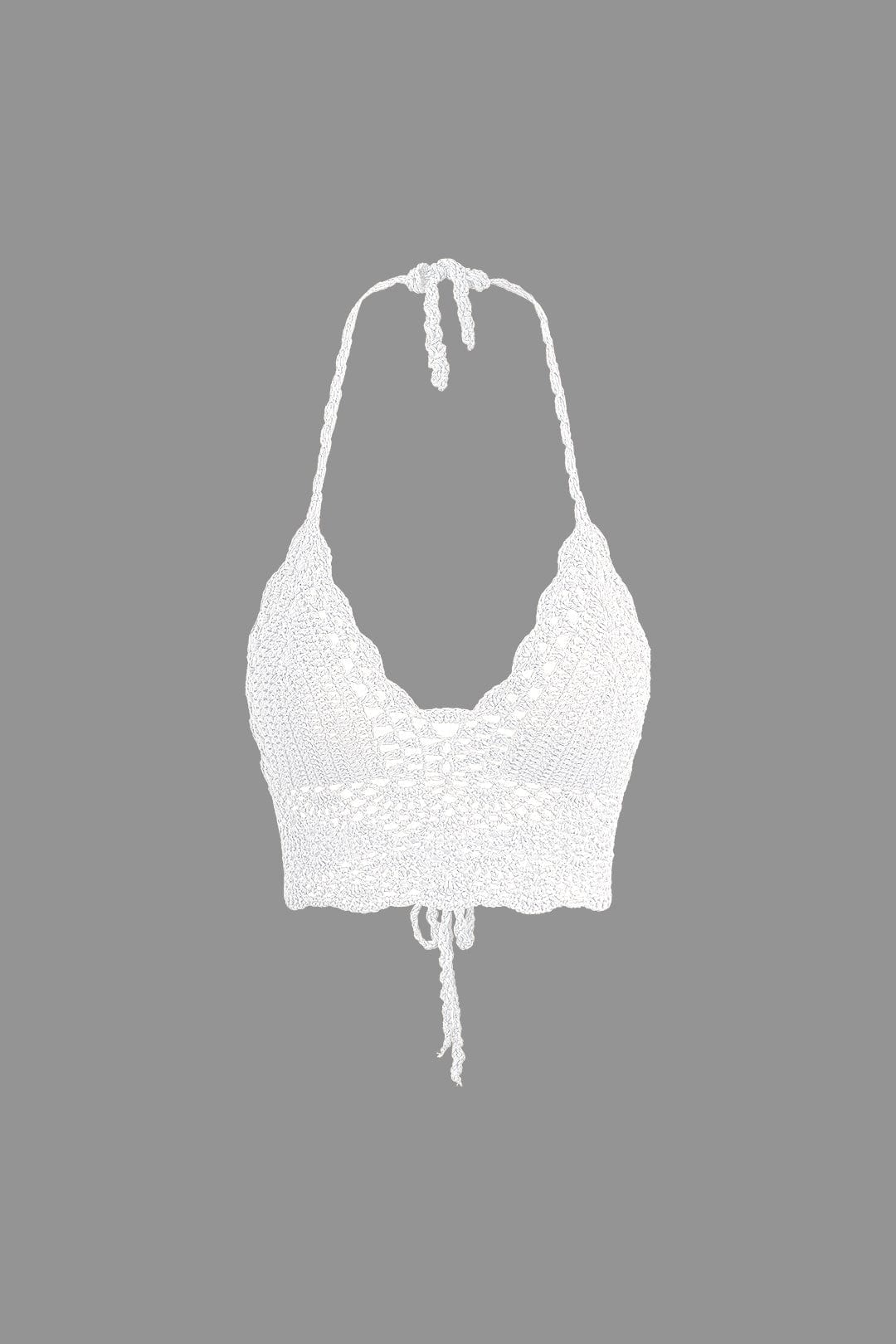 Marina | Häkel-Zweiteiler mit Crop-Top & Minirock