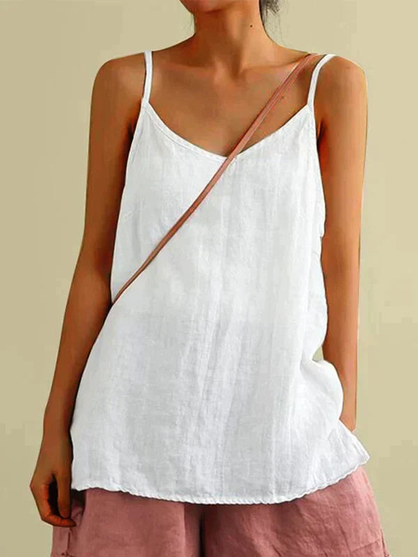 Hedvig - Sommer Leinen Top