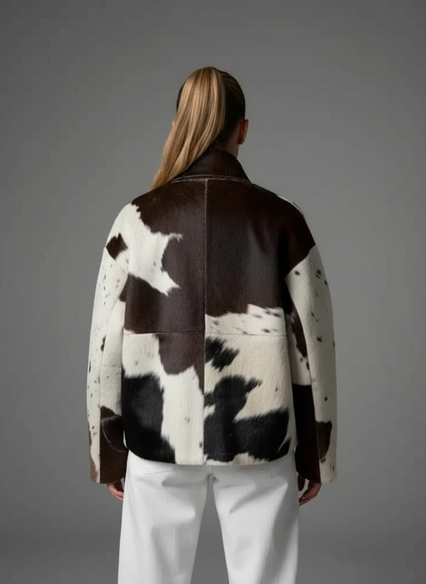 Lesley | Damenjacke aus Kunstfell mit Reißverschluss