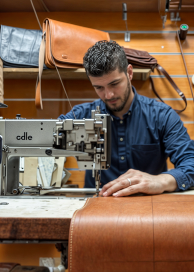 Vegane Handtasche Damen – Mittelgroße Schultertasche mit Henkeln