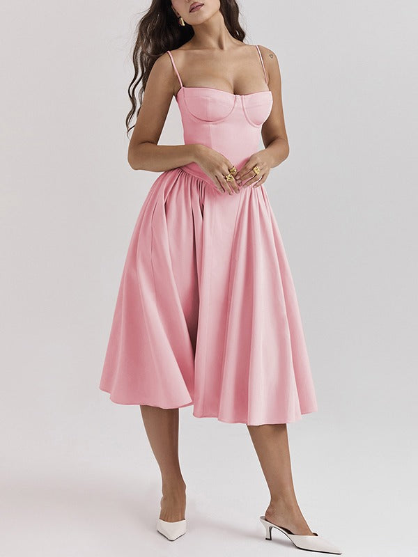 Vivian - Zeitlose Schönheit Midi-Kleid