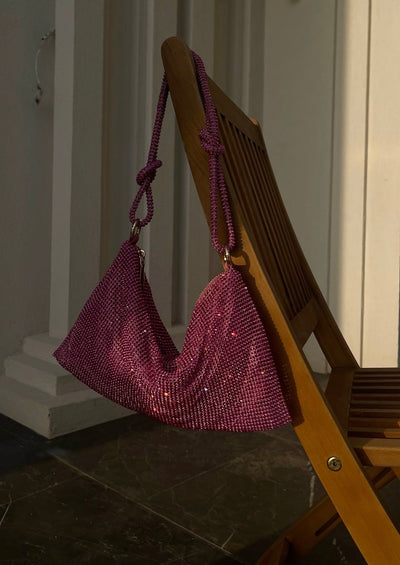 Dionne| Elegante Schultertasche in Rosa