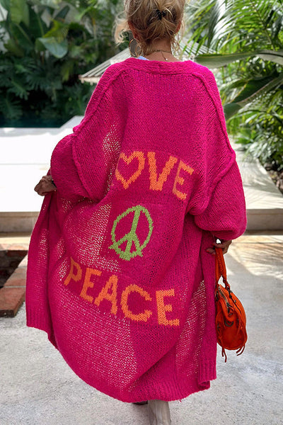 Magdiel - Love&Peace Hippie-Vibe-Weste