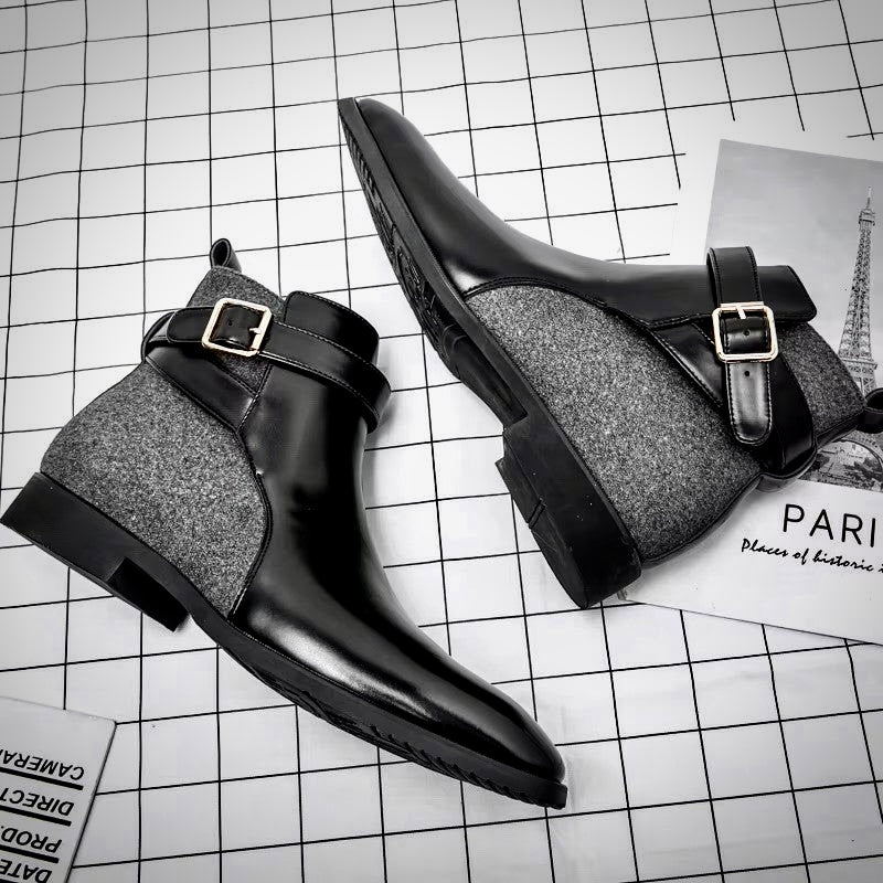 Bindestrich | Premium-Harnischlederstiefel für Haltbarkeit und Stil