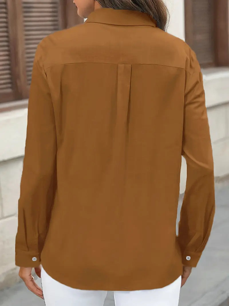 Athena - Baumwollhemd Mit Fronttaschen