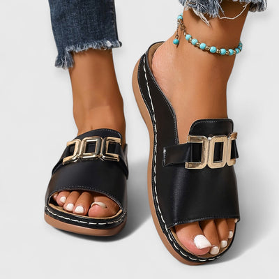 Eva | Orthopädische stilvolle Schnallen-Sandalen