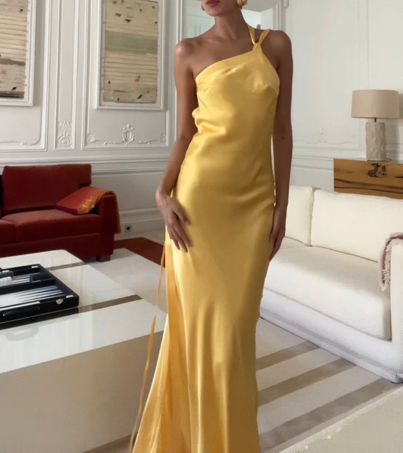 Off-Shoulder Maxikleid Damen Schnürung – Elegantes Abendkleid Sommer