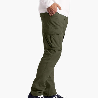 Herren Sommer Cargohose mit Taschen und verstellbarem Bund