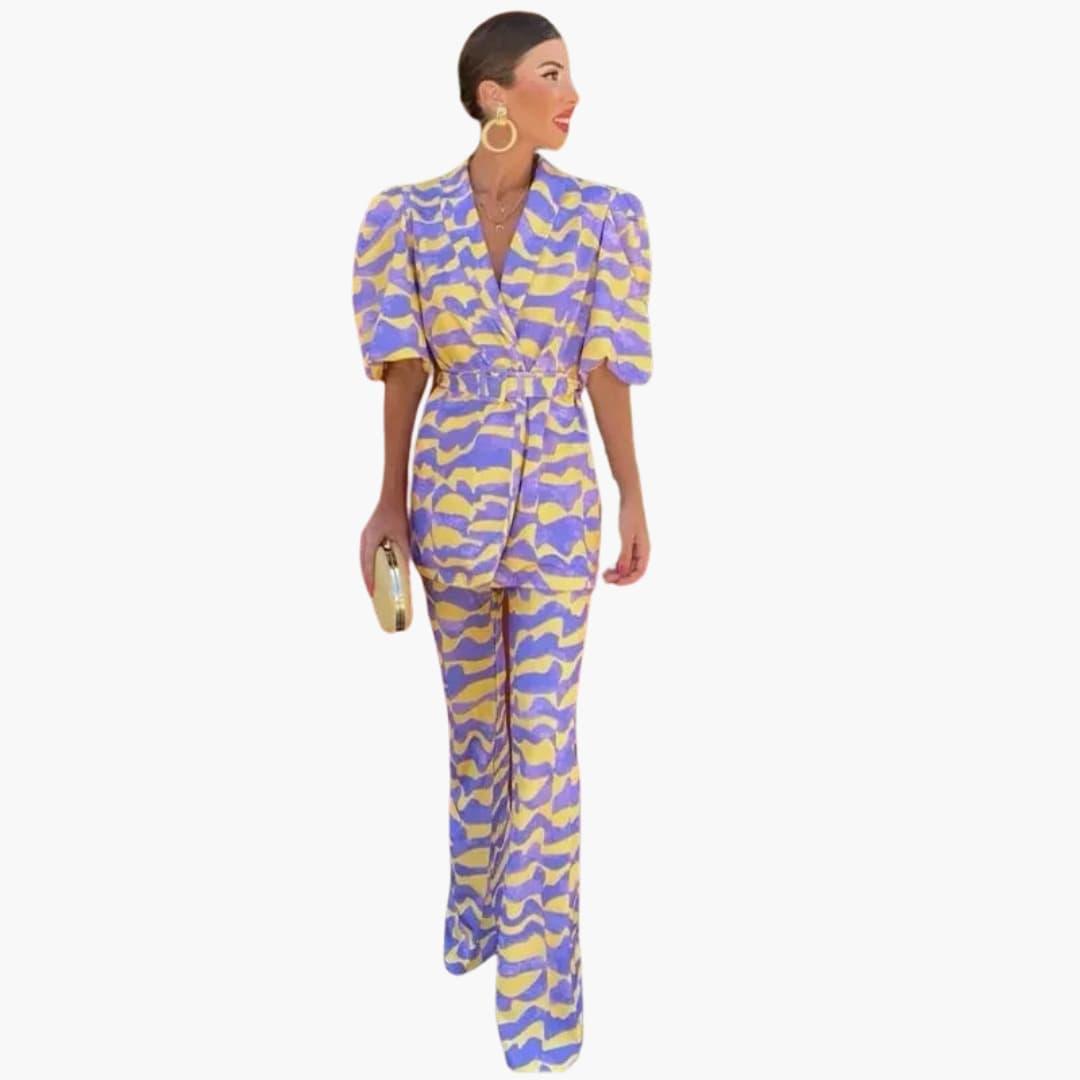 2-teiliges Damen-Set - Elegantes Freizeit-Outfit aus weichem Stoff