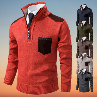 Floyd – Reißverschluss Kaschmir Pullover