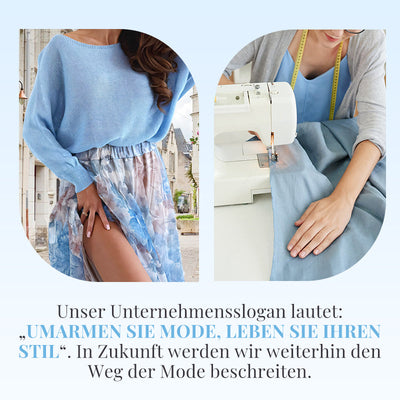 Sky Muse Zweiteiler – Pullover & Maxirock im Dreamy Look