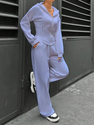 Nanci - Lässiges Zweiteiliges Set Mit Langen Ärmeln