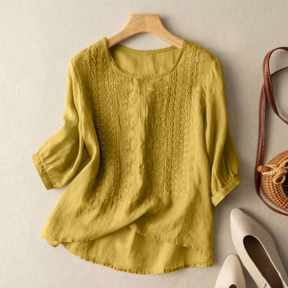 MIREA – DIE BLUSE FÜR EINE LEICHTE, LEBENSFROHE SOMMERÄSTHETIK