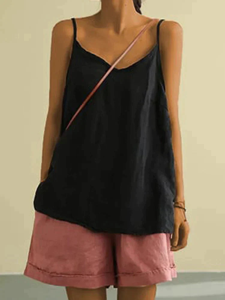 Hedvig - Sommer Leinen Top