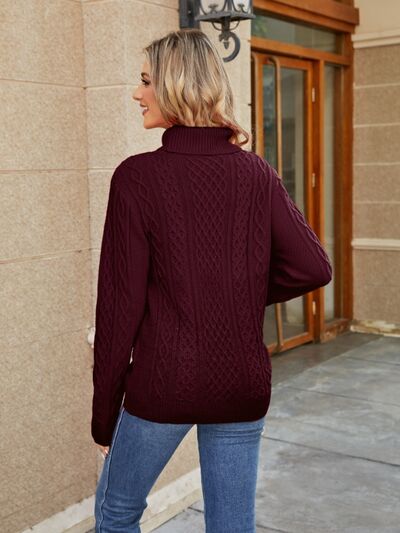 CosyStyle - Rollkragenpullover für Damen mit langen Ärmeln