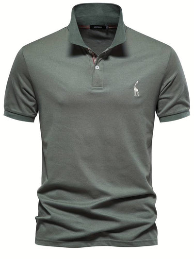 Noah | Slim Fit Klassisches Poloshirt mit sportlichem Kragen-Detail