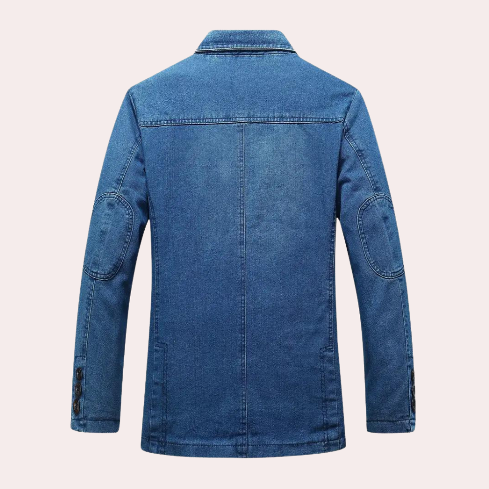 Logan | Zeitloser Denim-Blazer für stilvollen Komfort
