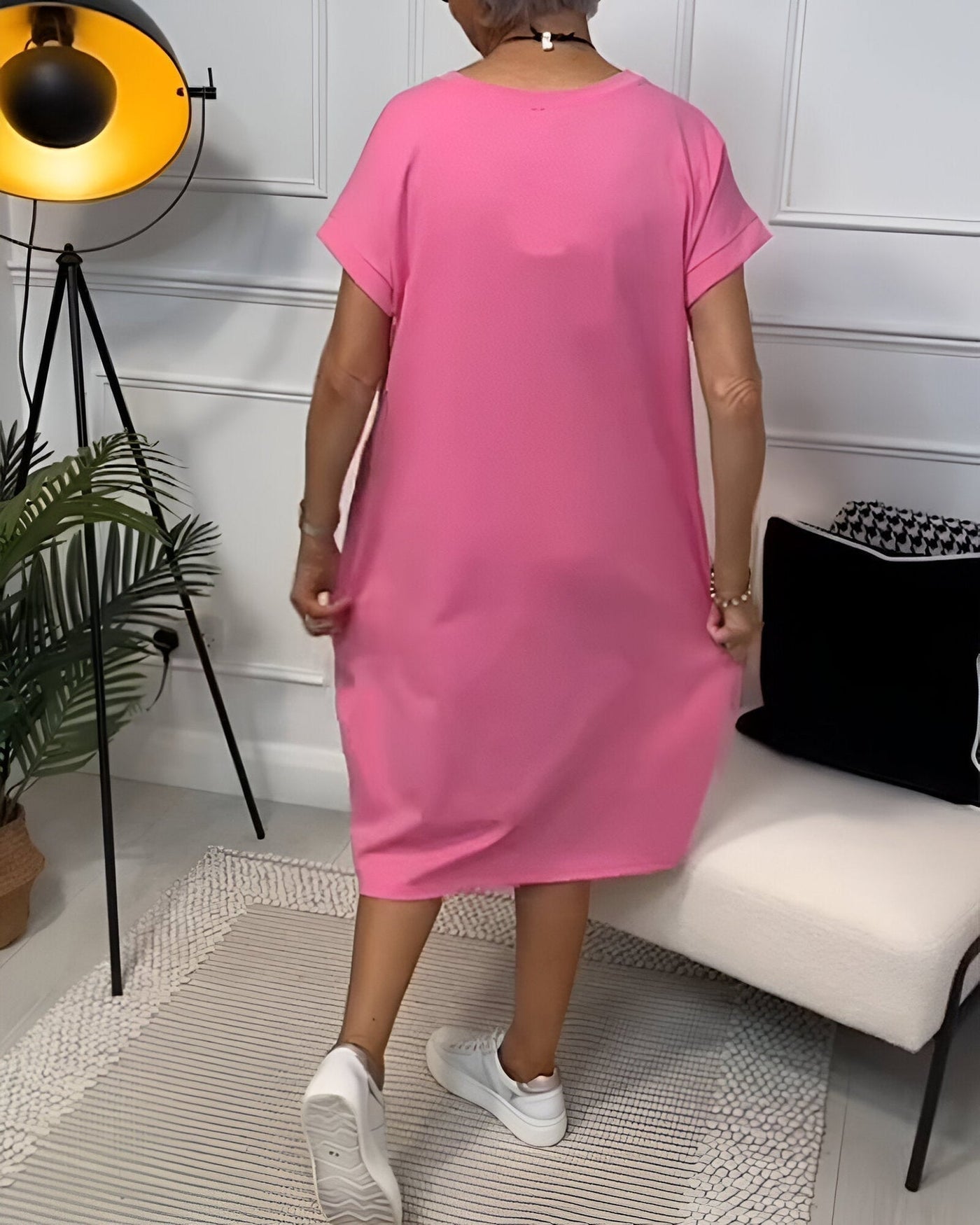 Jocelyn – Bequemes Freizeitkleid Mit Tasche