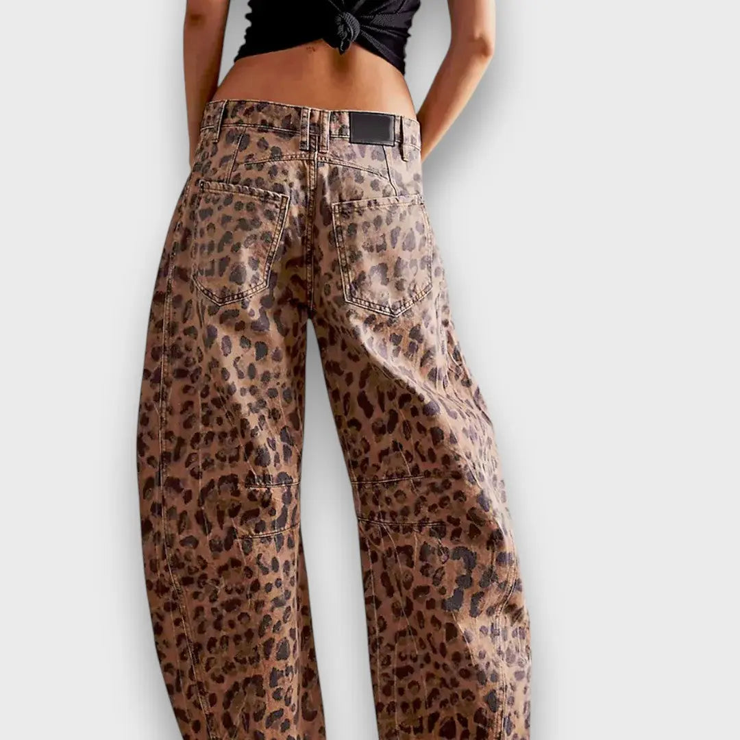 Edith – Hose mit Animal-Print