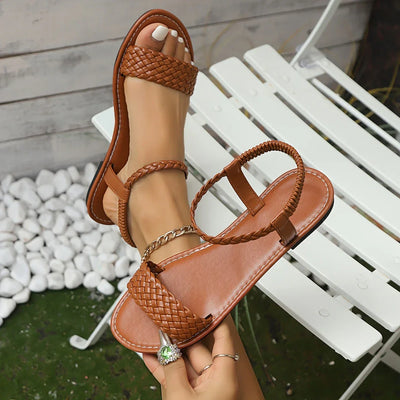 Angela™ – Flache Sandalen mit Flechtdetail für Damen