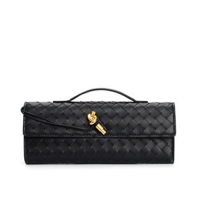 Geflochtene Damen Clutch aus Echtleder – Elegant & Vielseitig