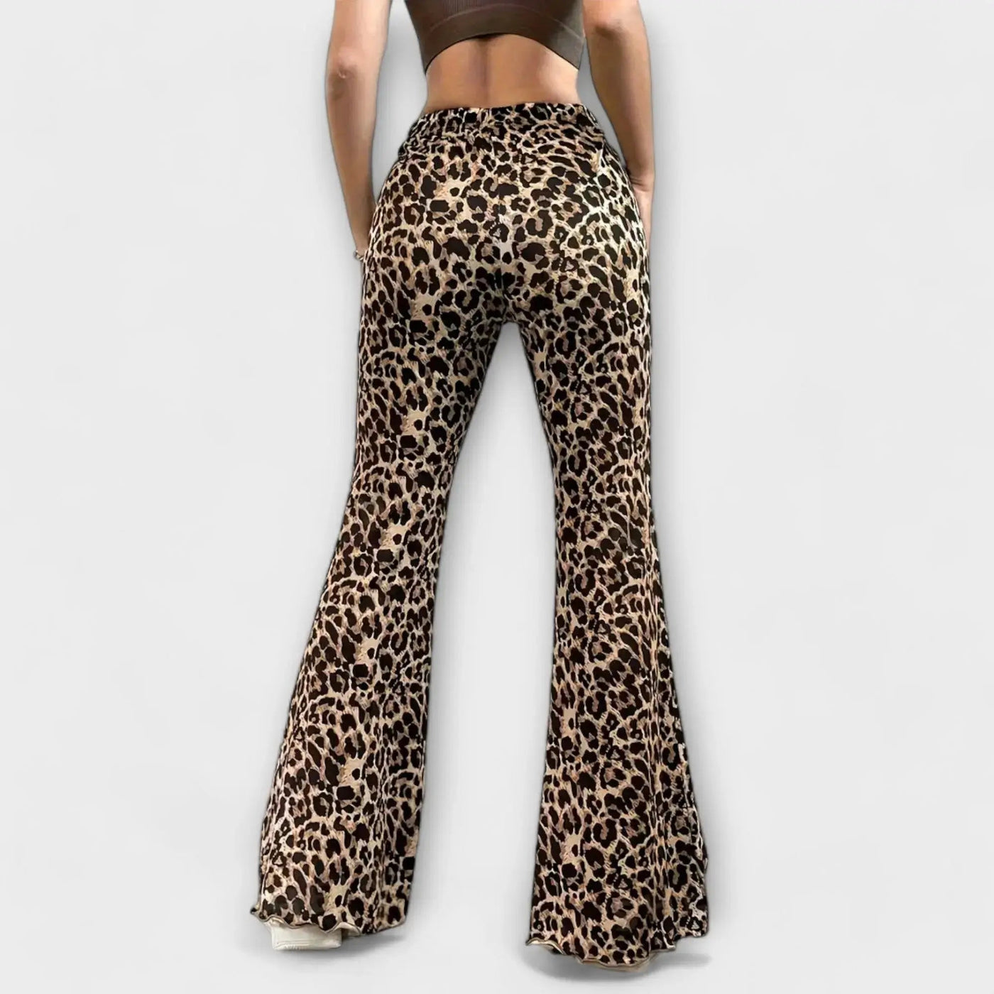 Leonarda – Weite Hose mit Animal-Print