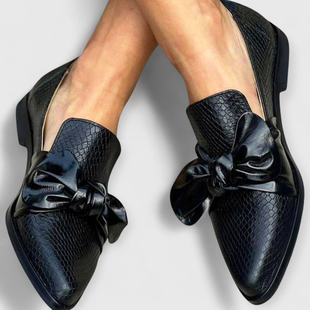 Claudia | Premium Loafer mit Schleifendetail