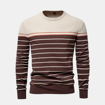 Riviera Freizeitpullover mit Streifen