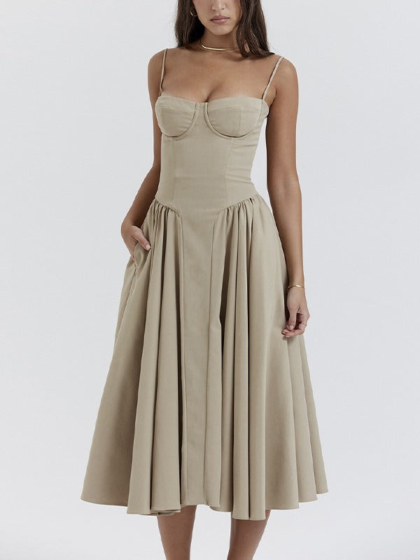 Vivian - Zeitlose Schönheit Midi-Kleid