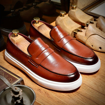 Alarich | Stylische Lederloafers für Komfort und Haltbarkeit