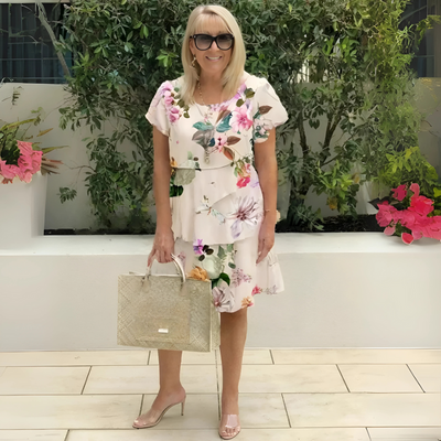 Riz™ – Schlichtes Blumenmuster Kleid für Damen