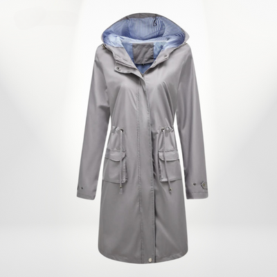 Damen Wasserdichter Trenchcoat | Mit Kapuze