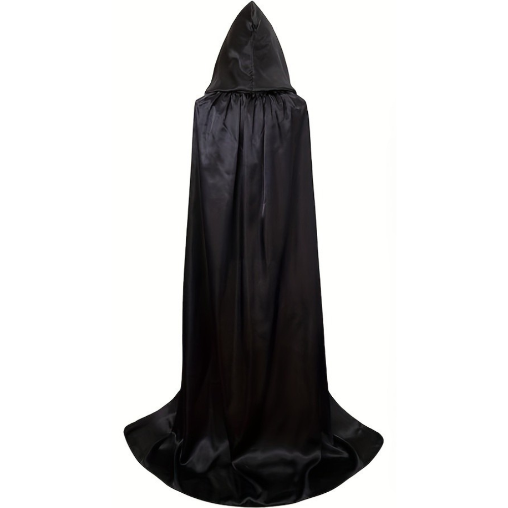 Unisex Halloween-Umhang mit Kapuze | Lang