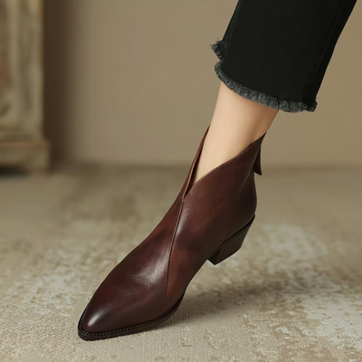 Charline – Elegante  Reißverschlussn Rückseite Stiefeletten